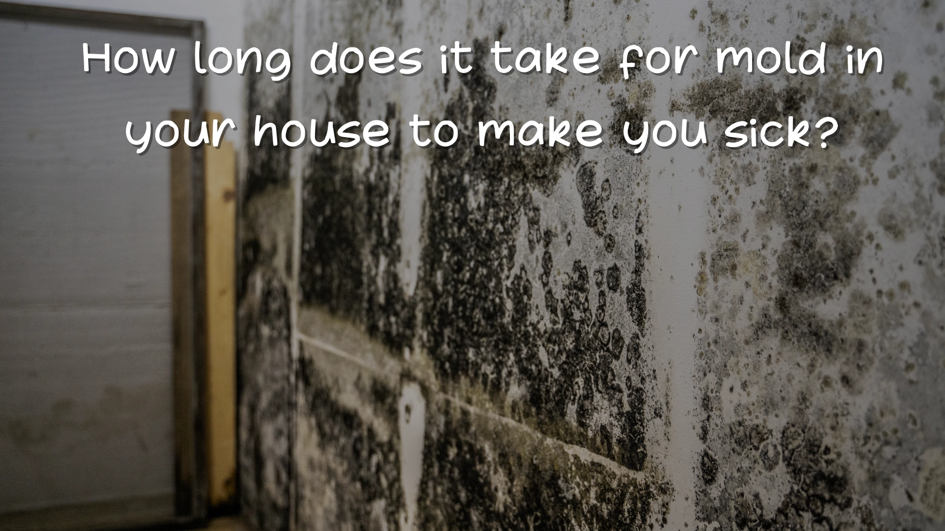 How long does it take for mold in your house to make you sick