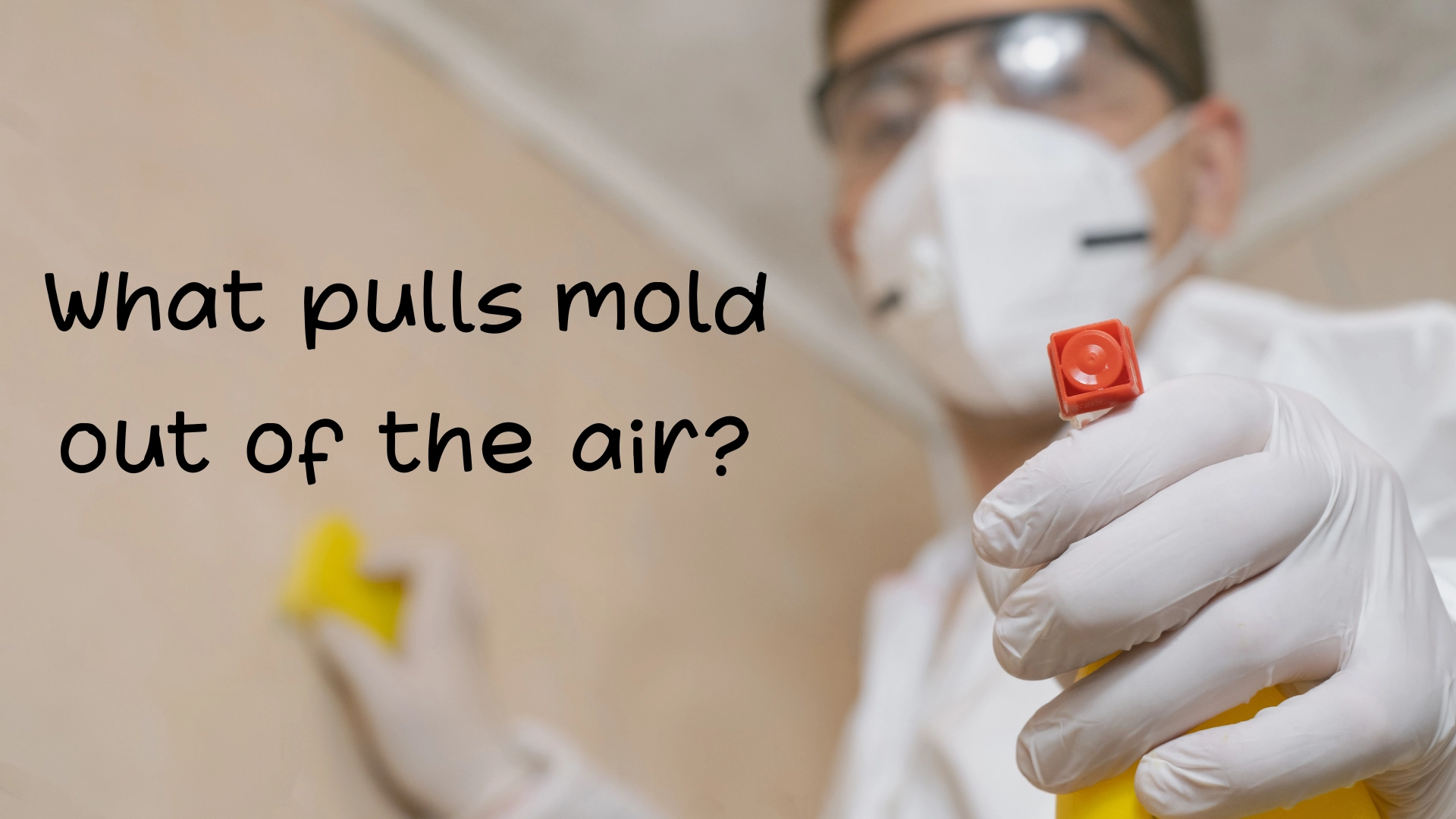 What pulls mold out of the air